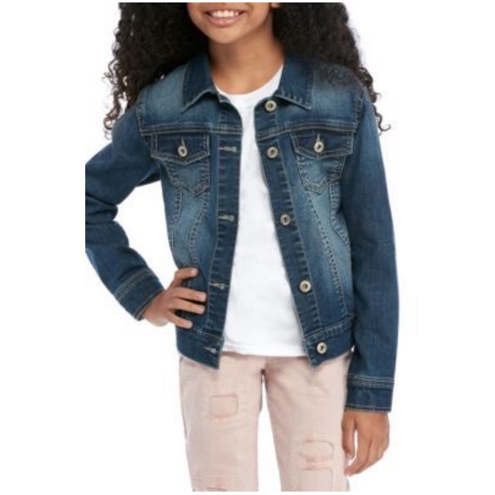 True Craft NWT! Girls Camilla Blue Denim Jacket Size 12/S